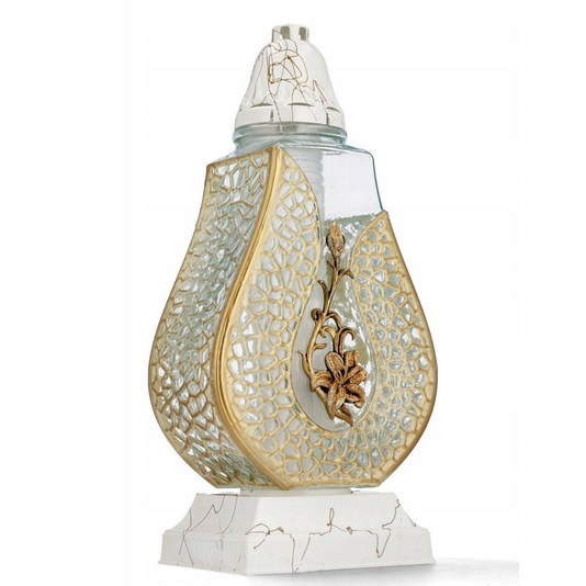 Elegantný parafínový lampion s rozmery 38x19x12 cm